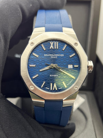 New/Unworn Baume & Mercier Riviera M0A10619 Complete Set