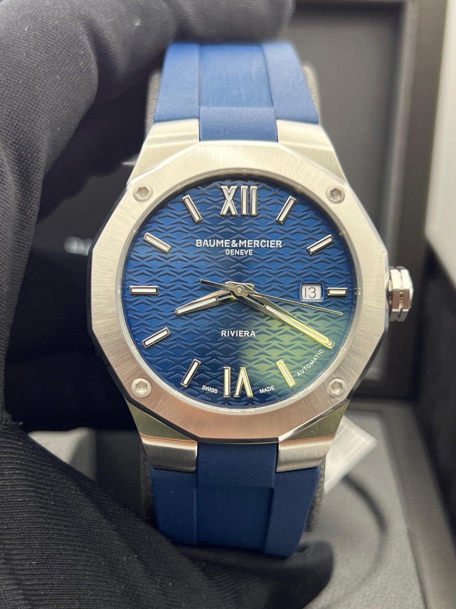 New/Unworn Baume & Mercier Riviera M0A10619 Complete Set