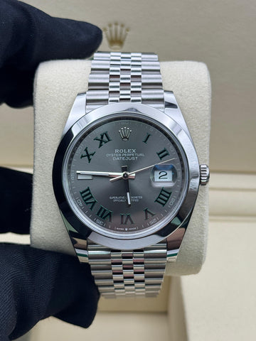 New/Unworn Rolex Datejust Wimbledon 126300 With Papers Only Dated 09/2025