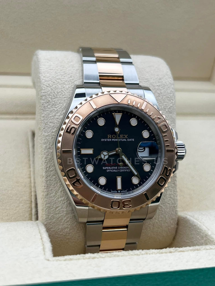 Rolex Yachtmaster 40mm Two Tone Rose 126621 With Papers Only Dated 2021