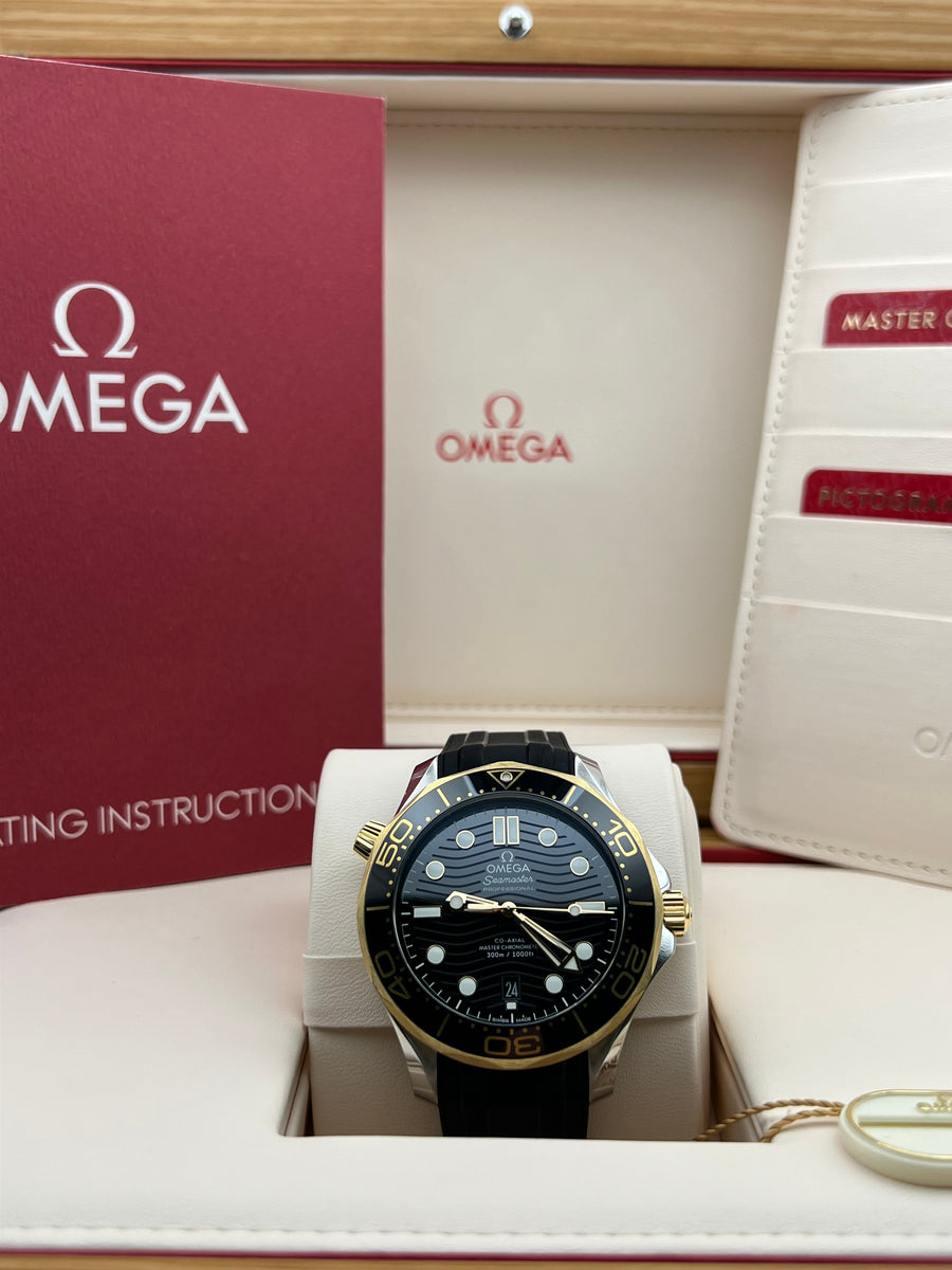 Omega Seamaster Professional Two Tone 210.22.42.20.01.001 With Box & Accessories Only