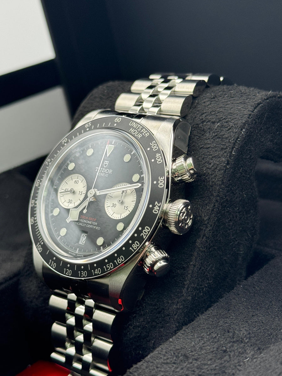 New/Unworn Tudor Blackbay Chronograph Black Jubilee 79360N Dated 11/2025