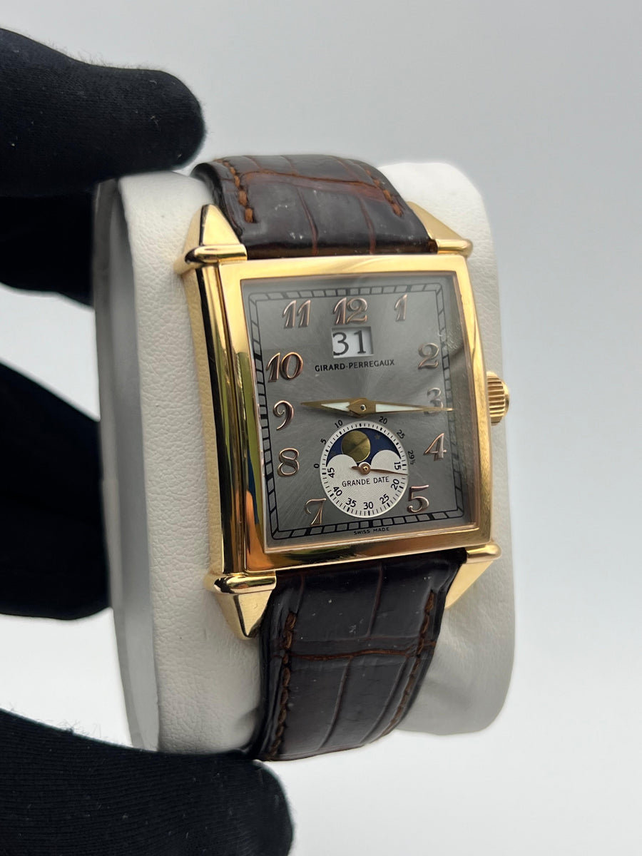 Girard Perregaux Vintage 1945 Rose Gold Moonphase Reference# 2580 With Box Only
