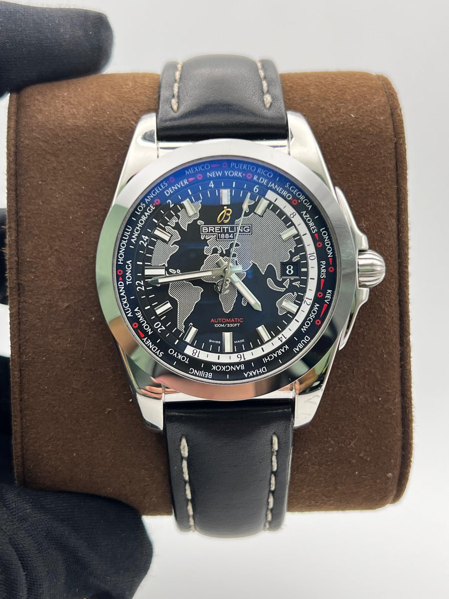 Breitling Galactic Unitime WB3510 With Box & Accessories Only