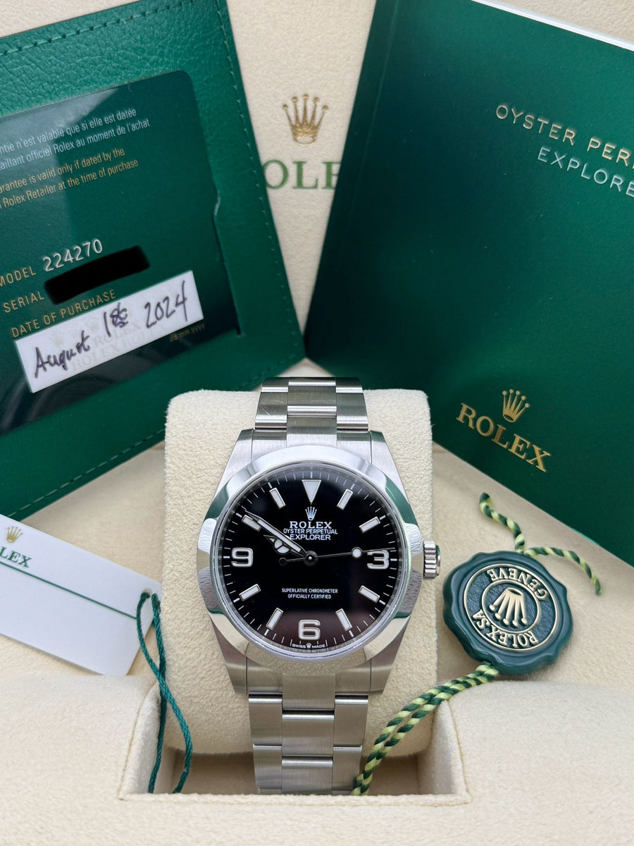 Rolex Explorer 224270 Complete Set 08/2024