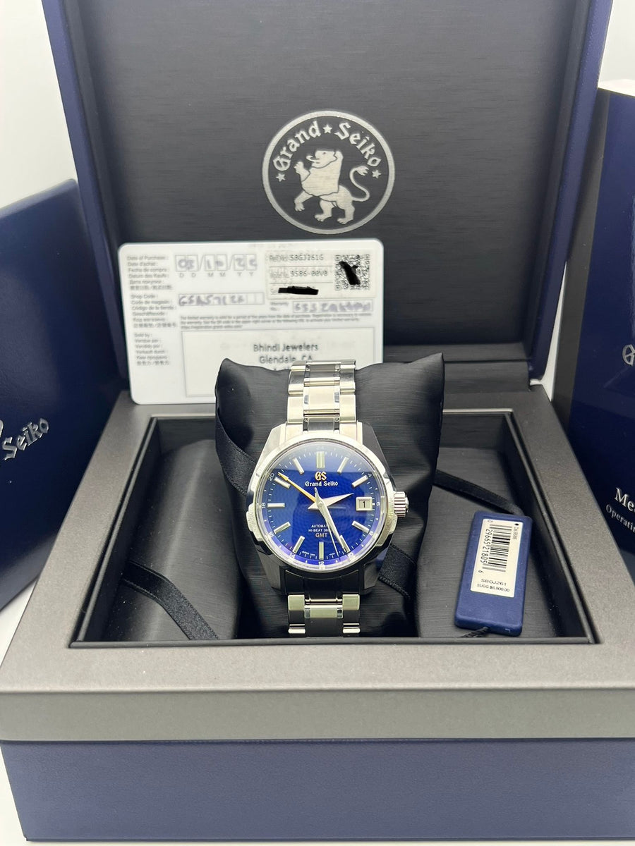 Grand Seiko Hertiage Collection “Blue Peacock”  SBGJ261 Complete Set Dated 2022