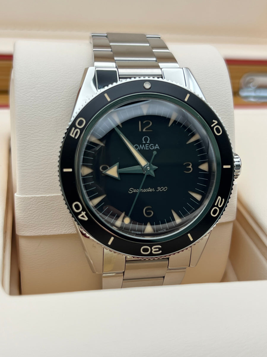 Like New Omega Seamaster 300 Ref# 234.30.41.21.01.001 Complete Set Dated 2024