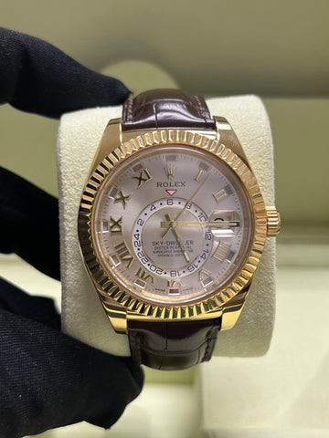 Rolex Skydweller Yellow Gold 326138 Complete Set