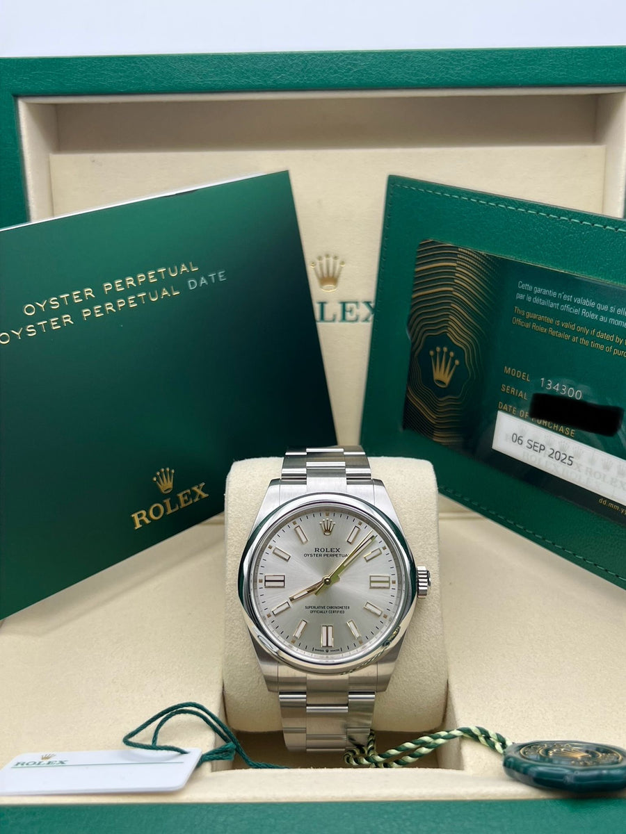 New/Unworn Rolex Oyster Perpetual 41mm 134300 Complete Set Dated 09/2025