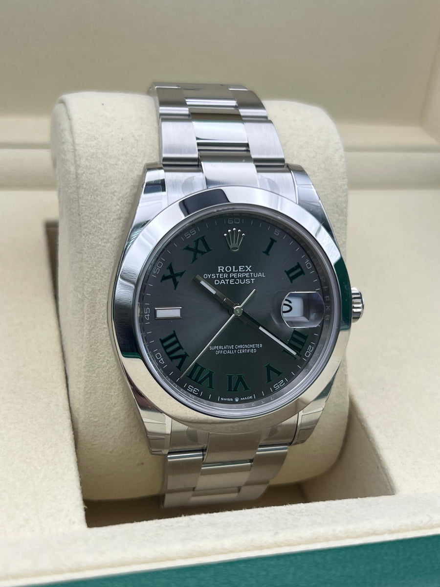 New/Unworn Rolex Datejust 126300 Wimbledon Dated 06/2025