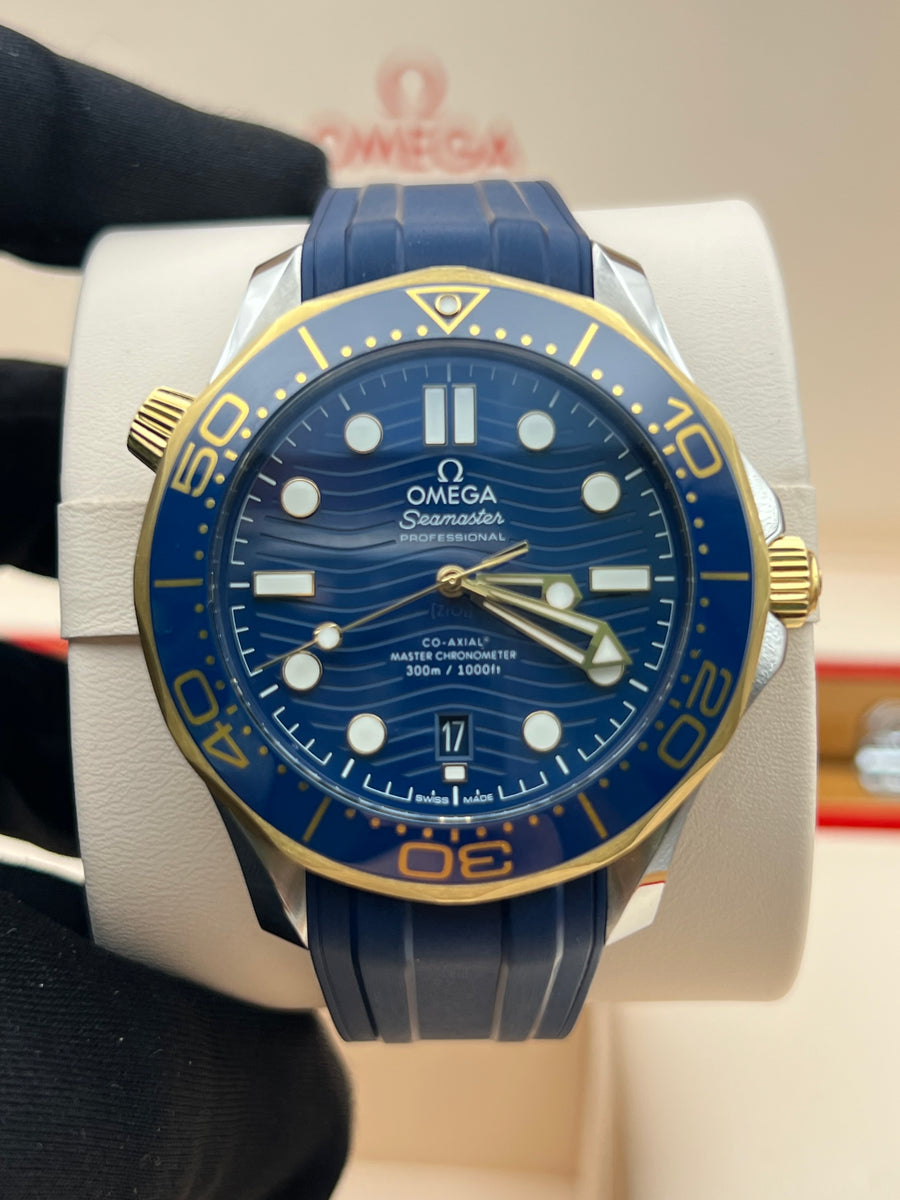 Omega Seamaster Professional Two Tone 210.22.42.20.03.001 Complete Set Dated 2022