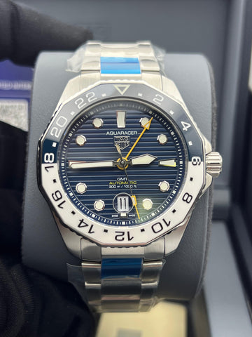 New/Unworn TAG Heuer Aquaracer GMT WBP2010.BA0632 Complete Set