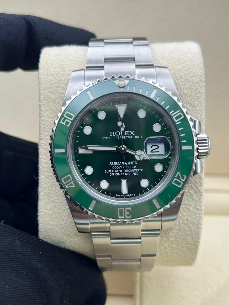 Rolex Submariner Date 116610LV “Hulk” Watch Only