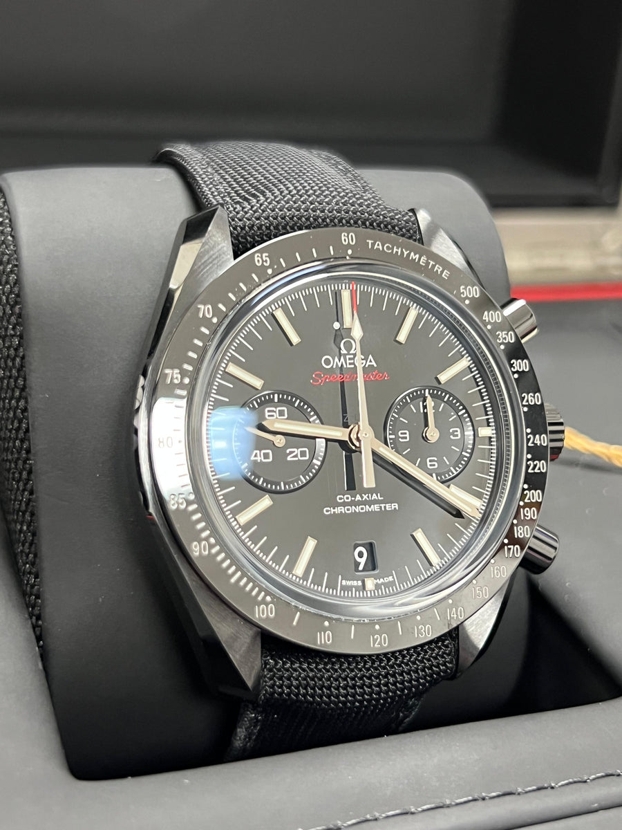 New/Unworn Omega Speedmaster Dark Side Of The Moon 311.92.44.51.01.003 Complete Set Dated 2025