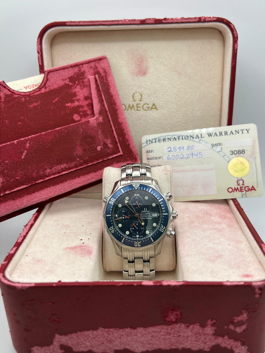 Omega Seamatser Chronograph 2599.80 With box & papers