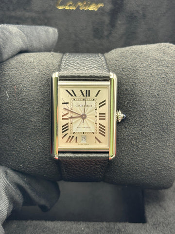 New/Unworn Cartier Tank XL WSTA0040 Complete Set Dated 06/2025