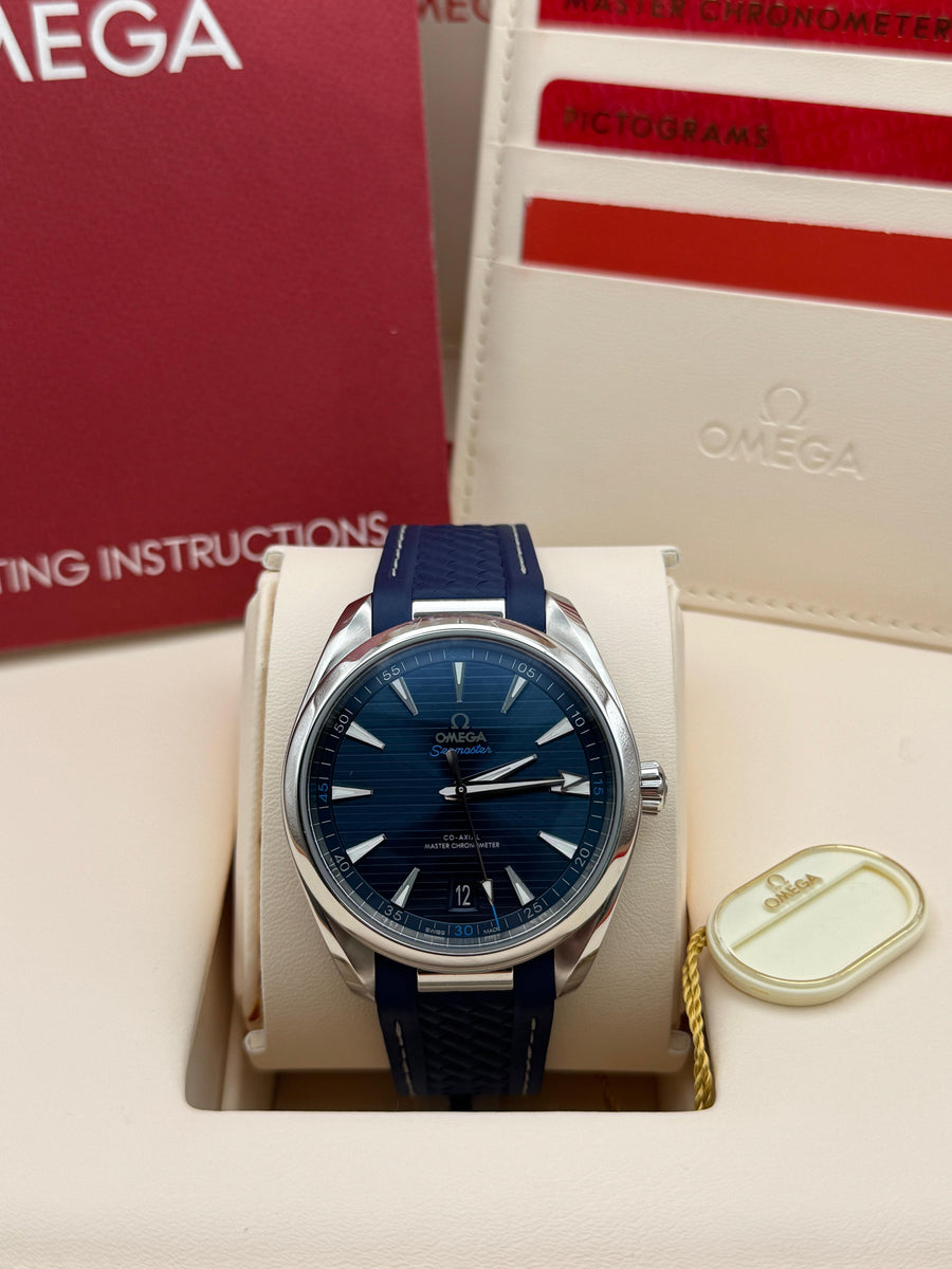 Omega Seamaster Aquaterra 220.12.41.21.03.001 Complete Set Dated 2020