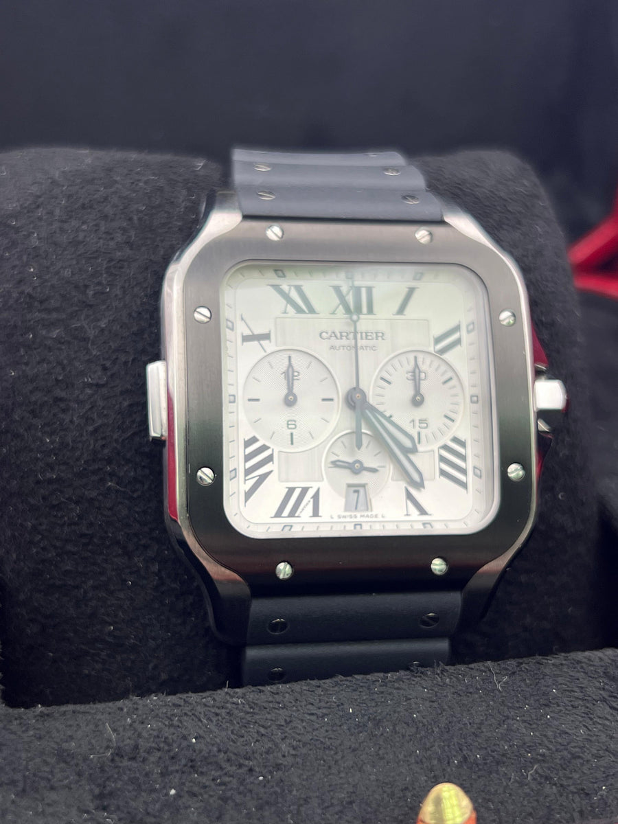 Cartier Santos Chronograph WSSA0017 With Box Only