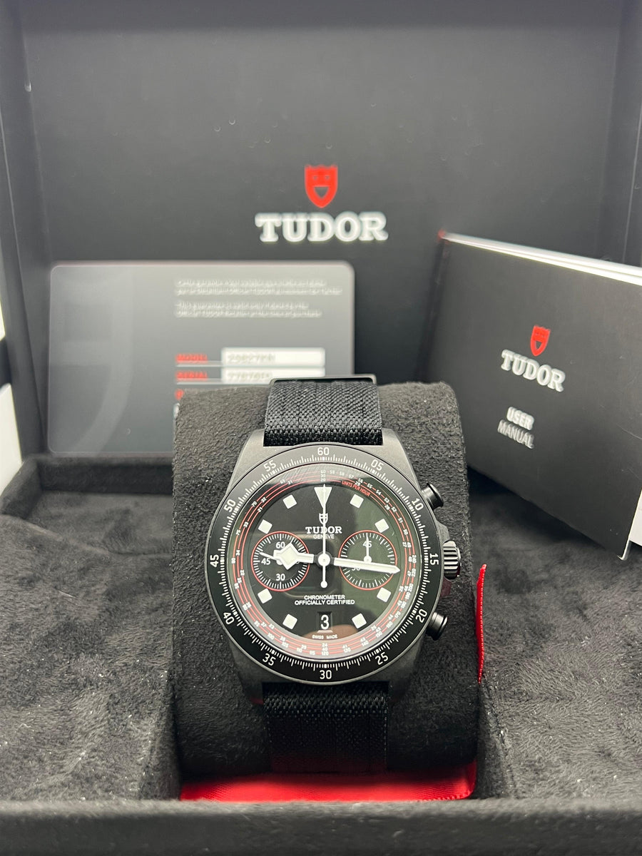 Tudor Pelagos FXD Chronograph Carbon 25827KN Complete Set Dated 2024