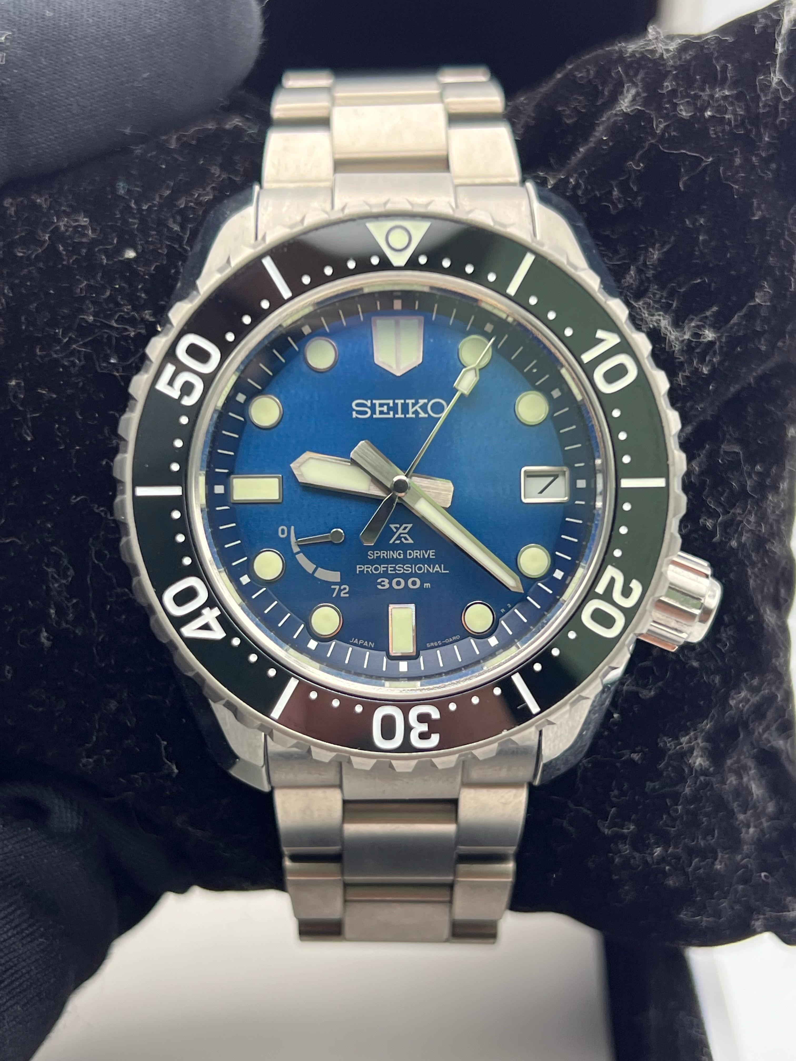 Seiko Prospex Lax Limited Edition SNR057 Spring Drive Complete Set