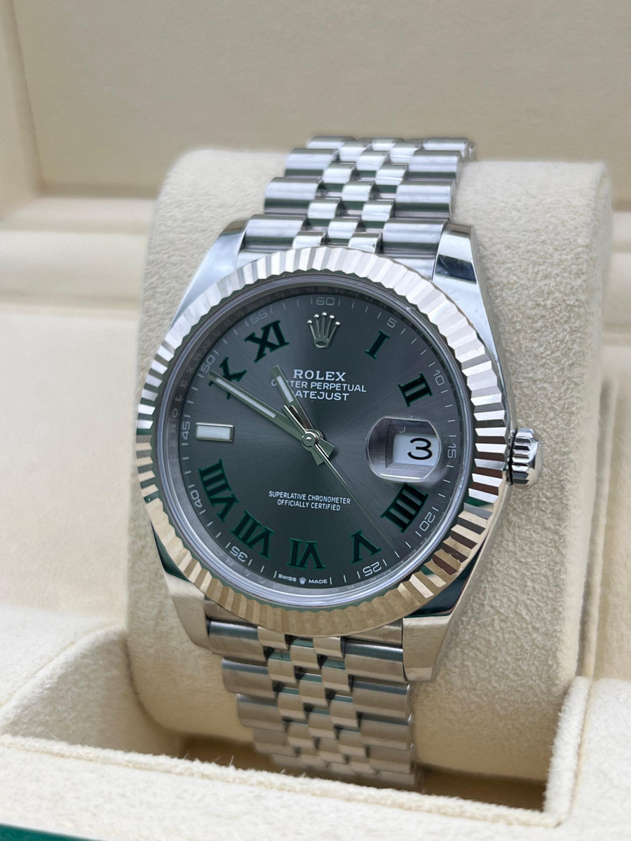 Rolex Datejust 126334 Wimbledon With Box & Papers Dated 2024