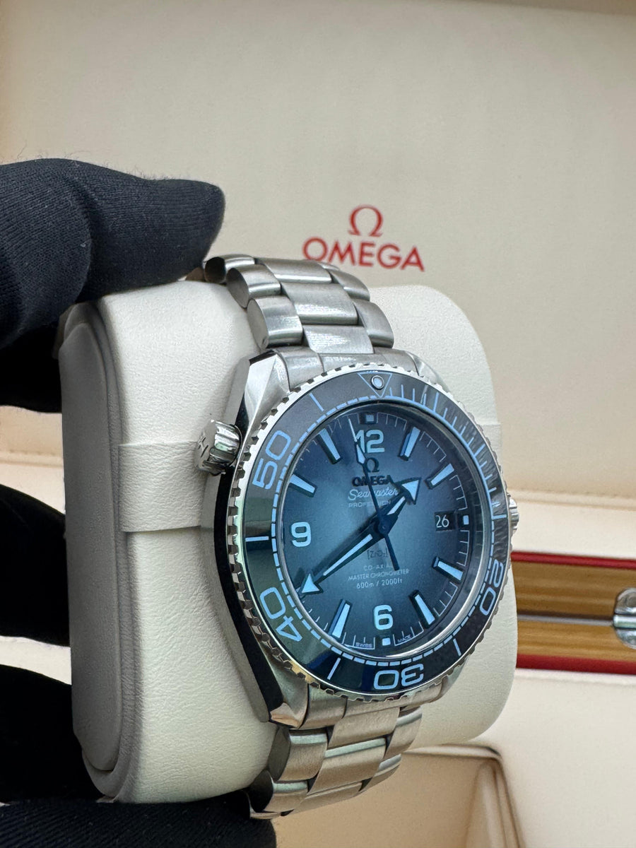 Omega Seamaster Planet Ocean Summer Blue 215.30.40.20.03.002 Complete Set Dated 2024
