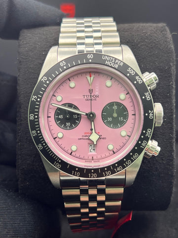 New/Unworn Tudor Blackbay Chrono 79360N Pink Complete Set Dated 04/2025