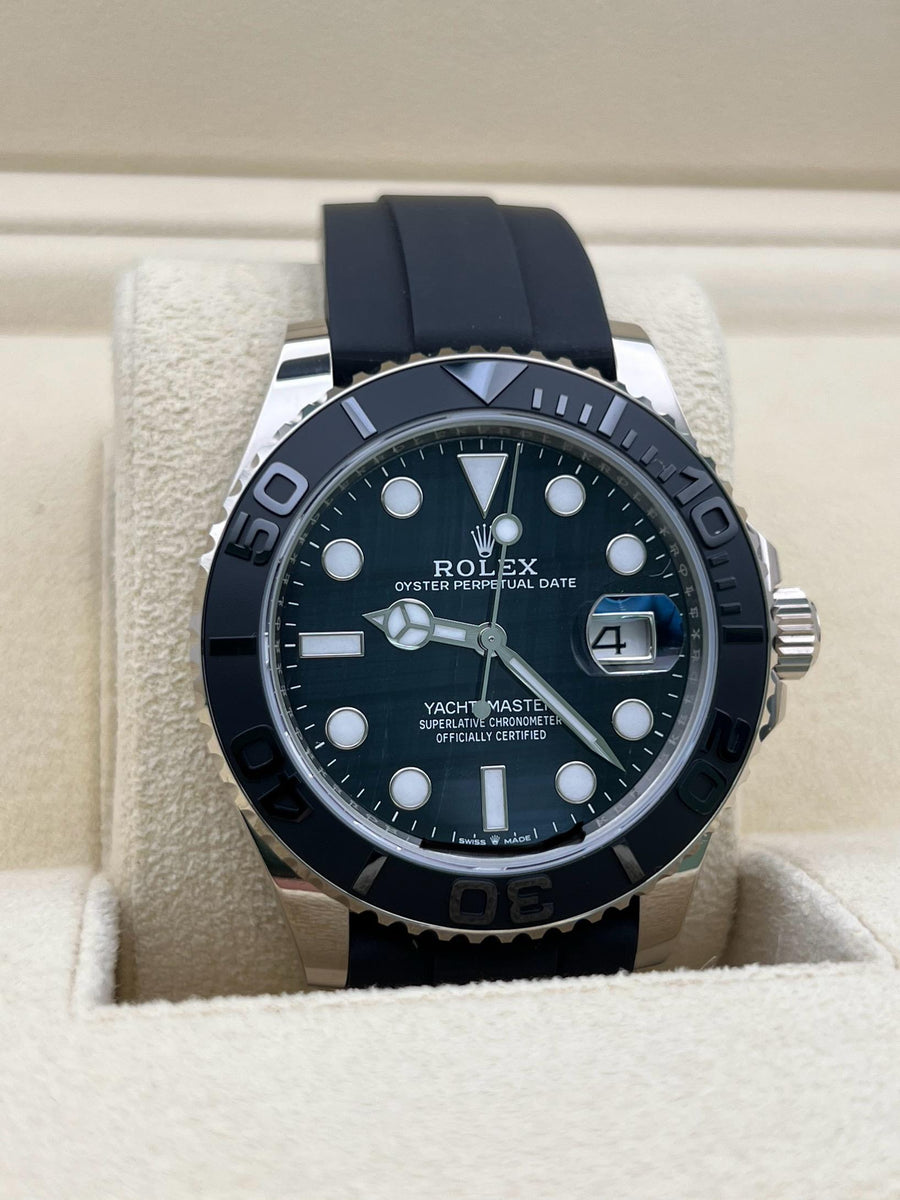 New/Unworn Rolex Yachtmaster Falcon Eye Complete Set dated 04/2025