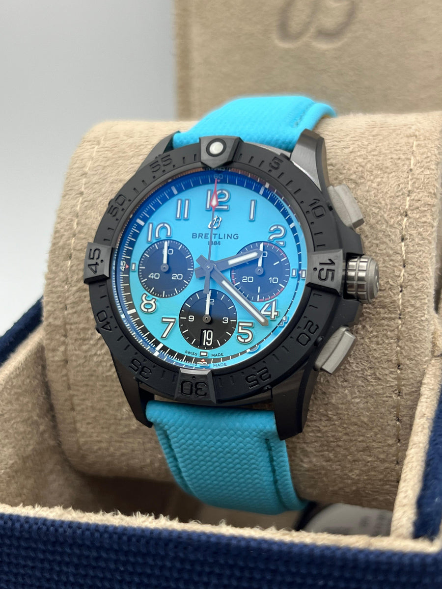 New/Unworn Breitling Avenger Night Mission B01 SB0146101L1X1 Complete Set Dated 2025