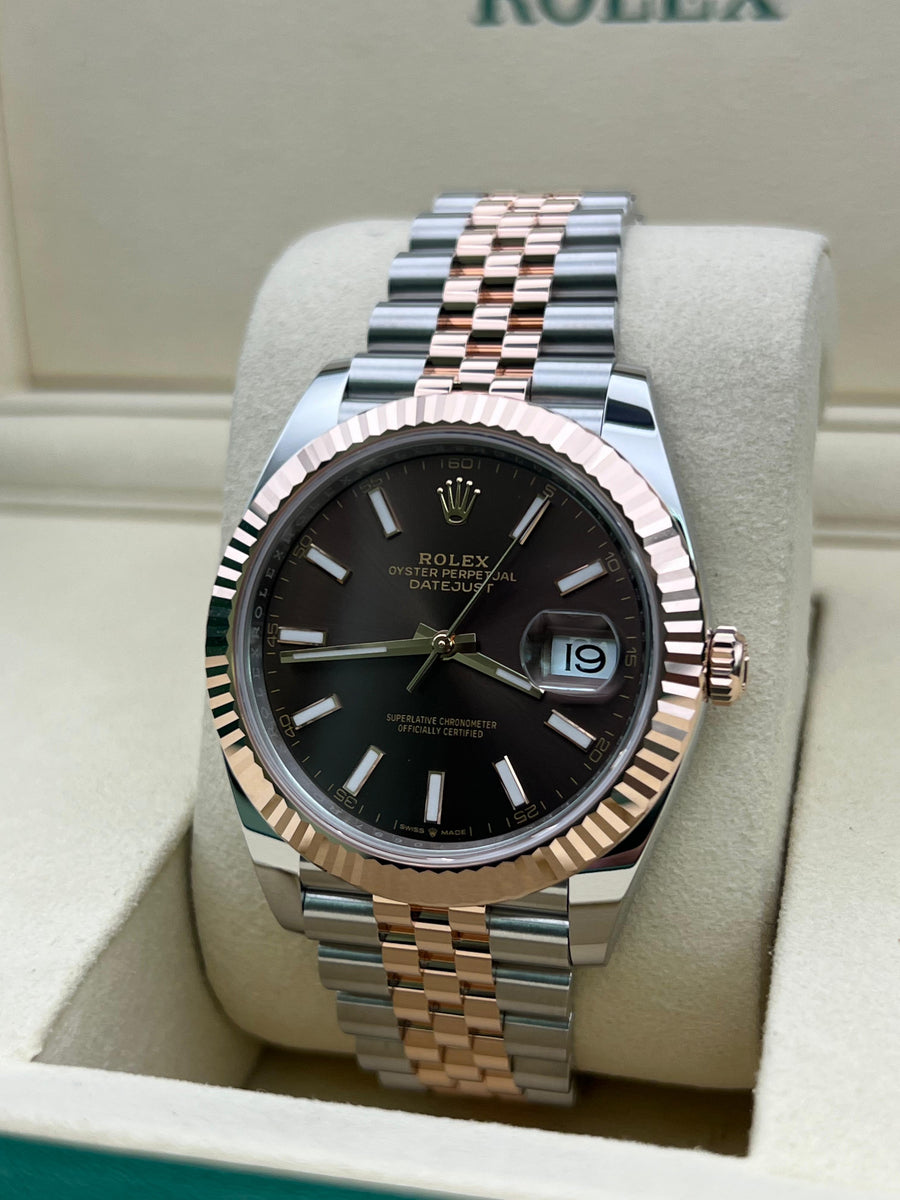 New/Unworn Rolex Datejust Two Tone Rose Gold 126331 Complete Set Dated 07/2025