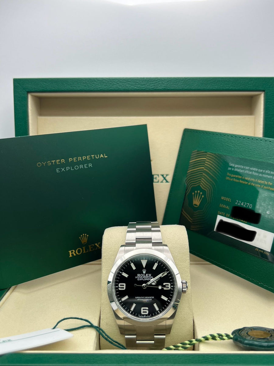 New/Unworn Rolex Explorer 224270 Complete Set Dated 07/2025
