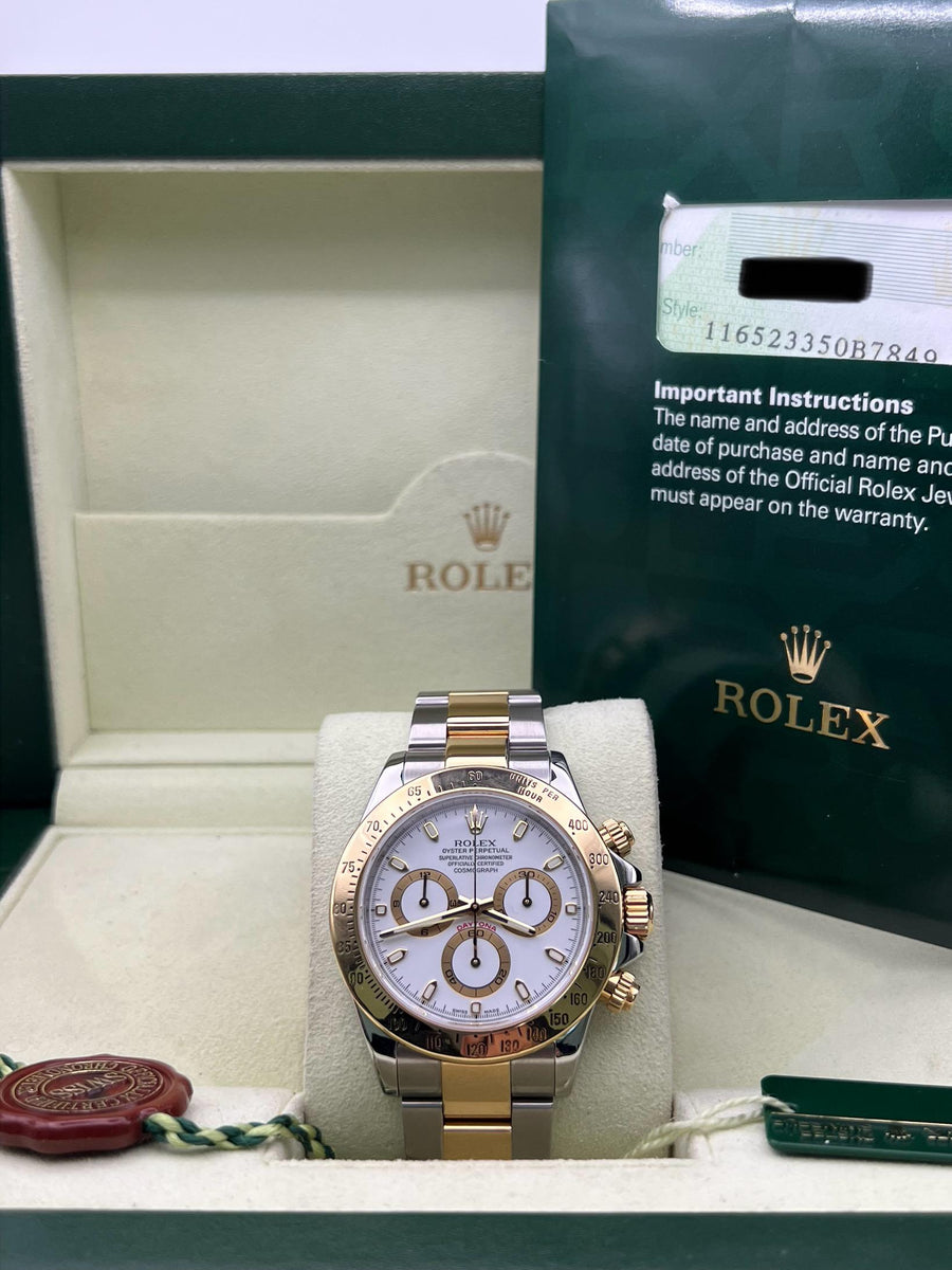 Rolex Daytona Two Tone 116523 with Box & Papers 2008