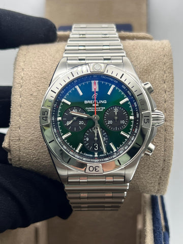 Breitling Chronomat Chronograph AB01343A1L1A1 Complete Set Dated 2022