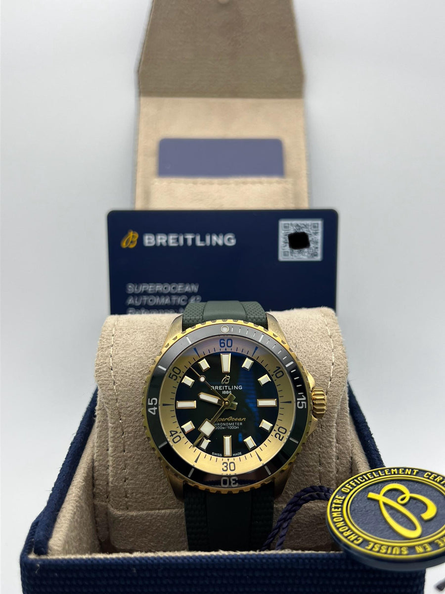 Like New Breitling Superocean 42mm N17375201L1S1 Complete Set Dated 2024