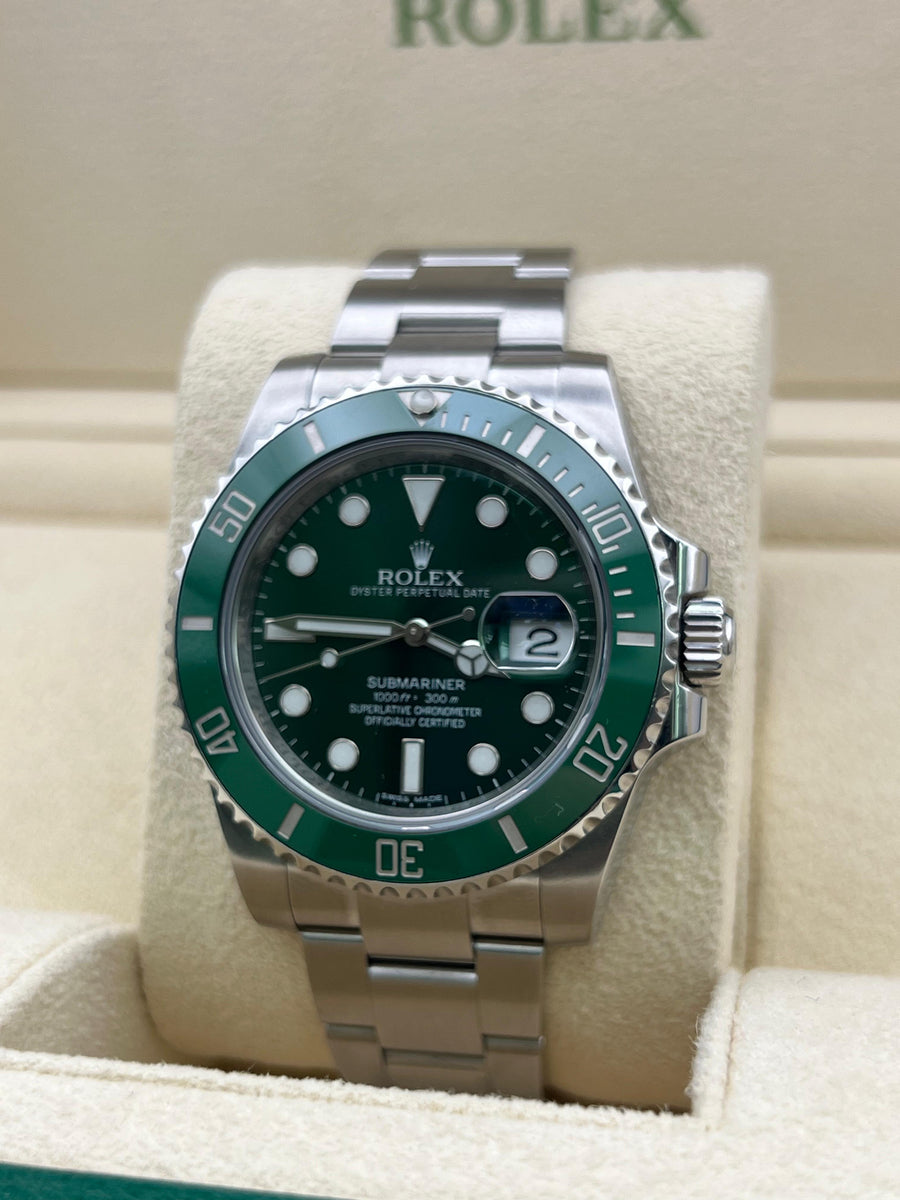 Rolex Submariner Date 116610LV “Hulk” Watch Only