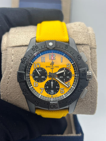 New/Unworn Breitling Avenger Night Mission SB0147101I1X1 Complete Set Dated 2024