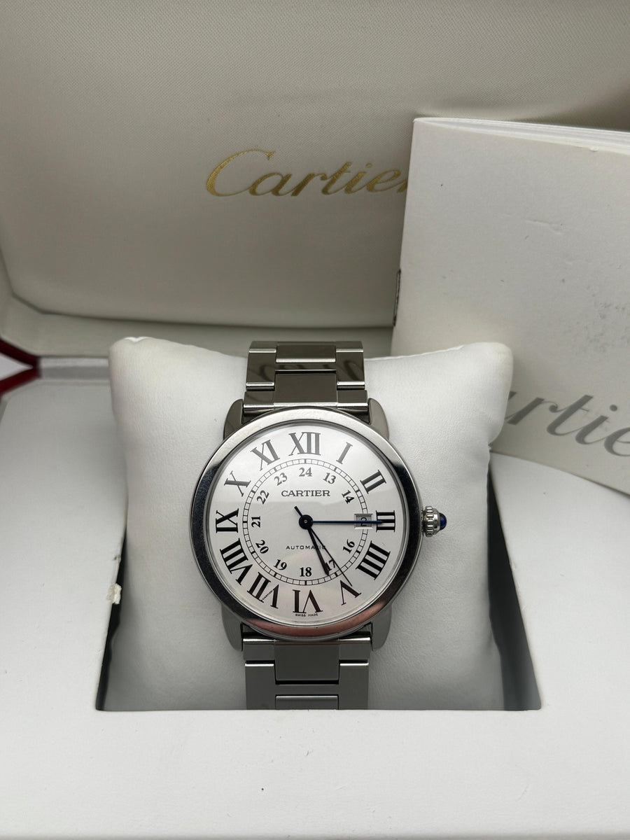 Cartier Ronde Solo W6701011 Complete Set Dated 2012