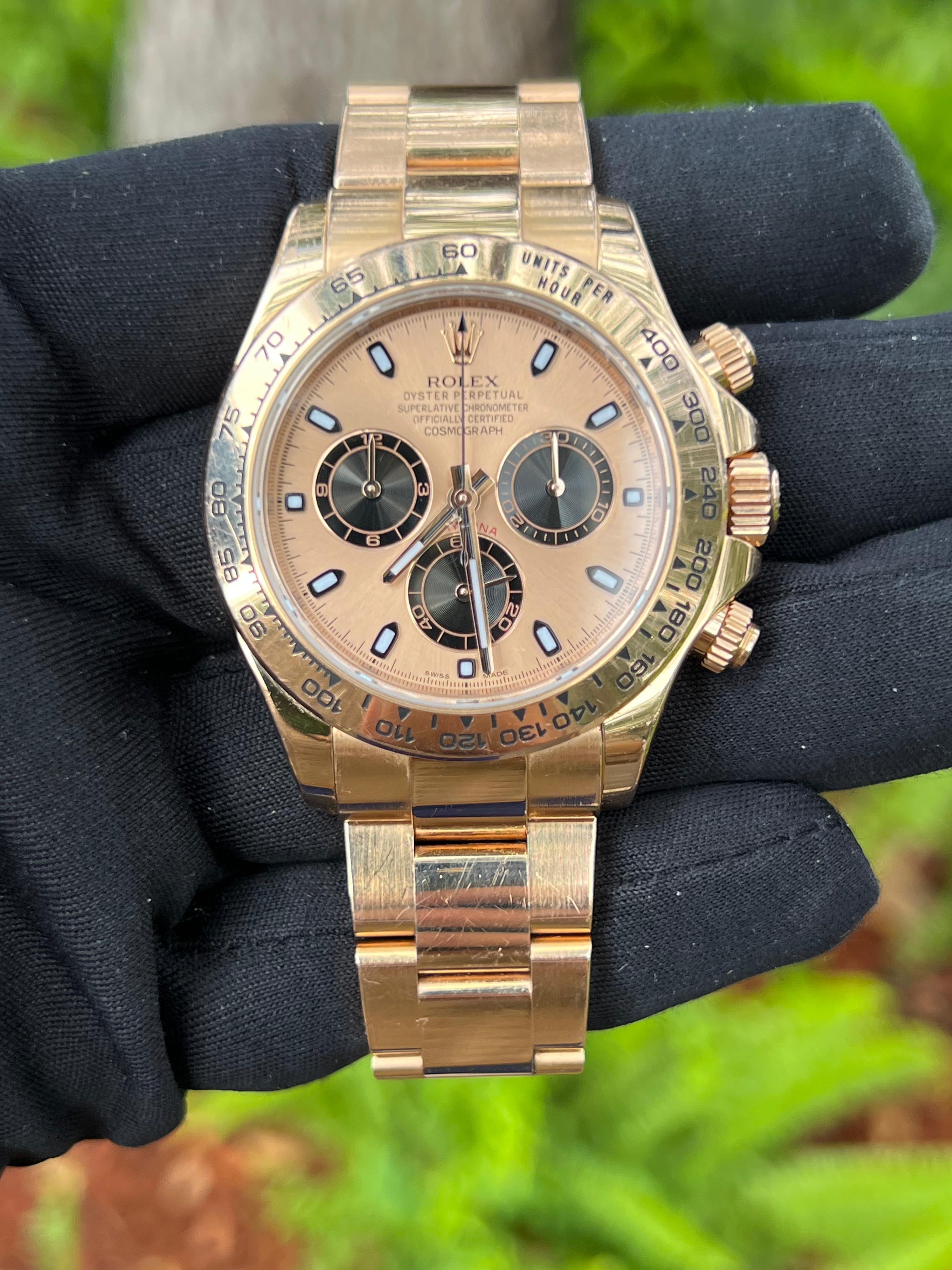 【公式】アクセサリーの激安通販 Rolex Daytona 116505 Rose Gold With Box & Papers Dated 2013 鉄道模型