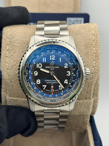 Breitling Navitiner Unitime AB3521U41B1A1 Complete Set