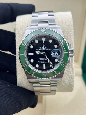 Like New Rolex Submariner Date 126610LV “Starbucks” Complete Set Dated 12/2024