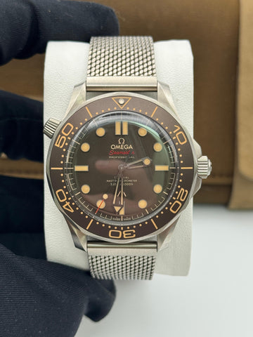 New/Unworn Omega Seamaster Professional No Time To Die 210.90.42.20.01.001 Complete Set Dated 2025