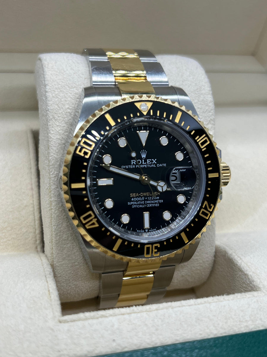 Rolex Sea Dweller Two Tone 126603 Complete Set Dated 2021