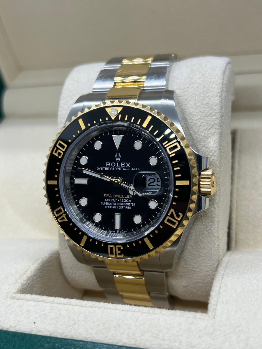 Rolex Sea Dweller Two Tone 126603 Complete Set Dated 2021