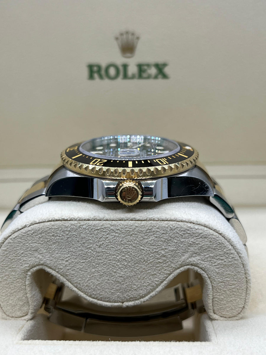 Rolex Sea Dweller Two Tone 126603 Complete Set Dated 2021