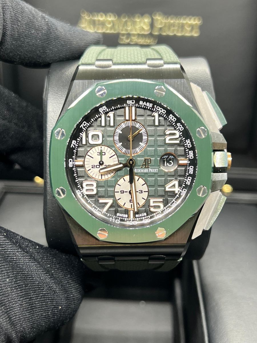 Audemars Piguet Royal Oak Offshore Chronograph 26405CE.OO.A056CA.01.A Complete Set Dated 2020