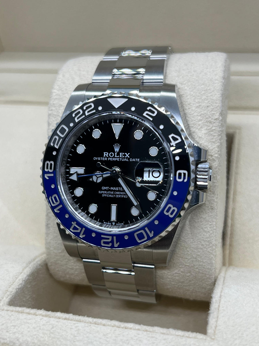 Rolex GMT Master II “Batman” 126710BLNR Complete Set Dated 2022