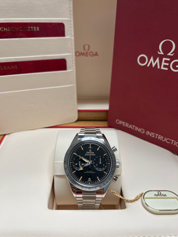 Unworn Omega Speedmaster 57 332.10.41.51.01.001 “Sized & Returned”