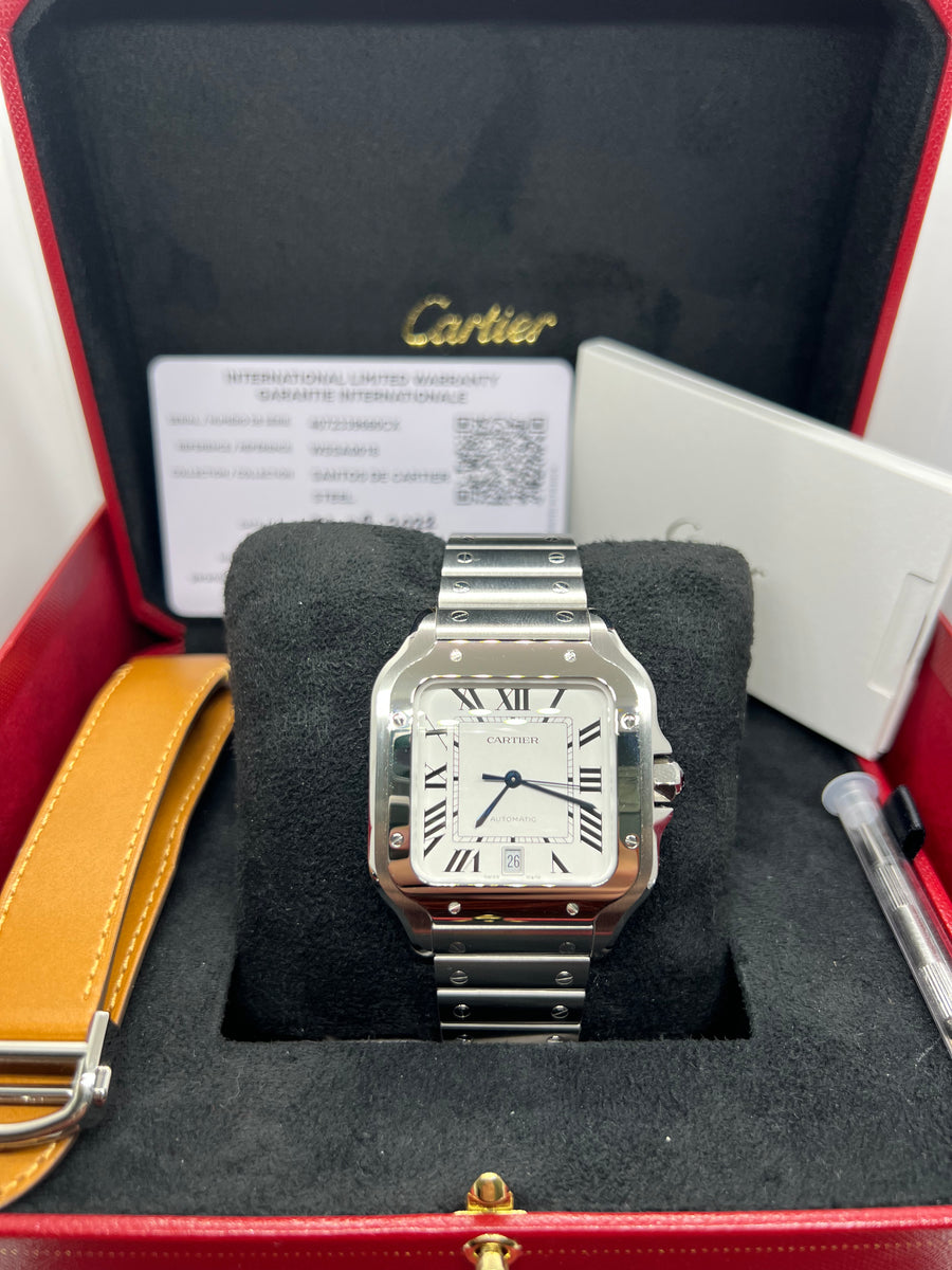 Pre Owned Cartier Santos WSSA0018