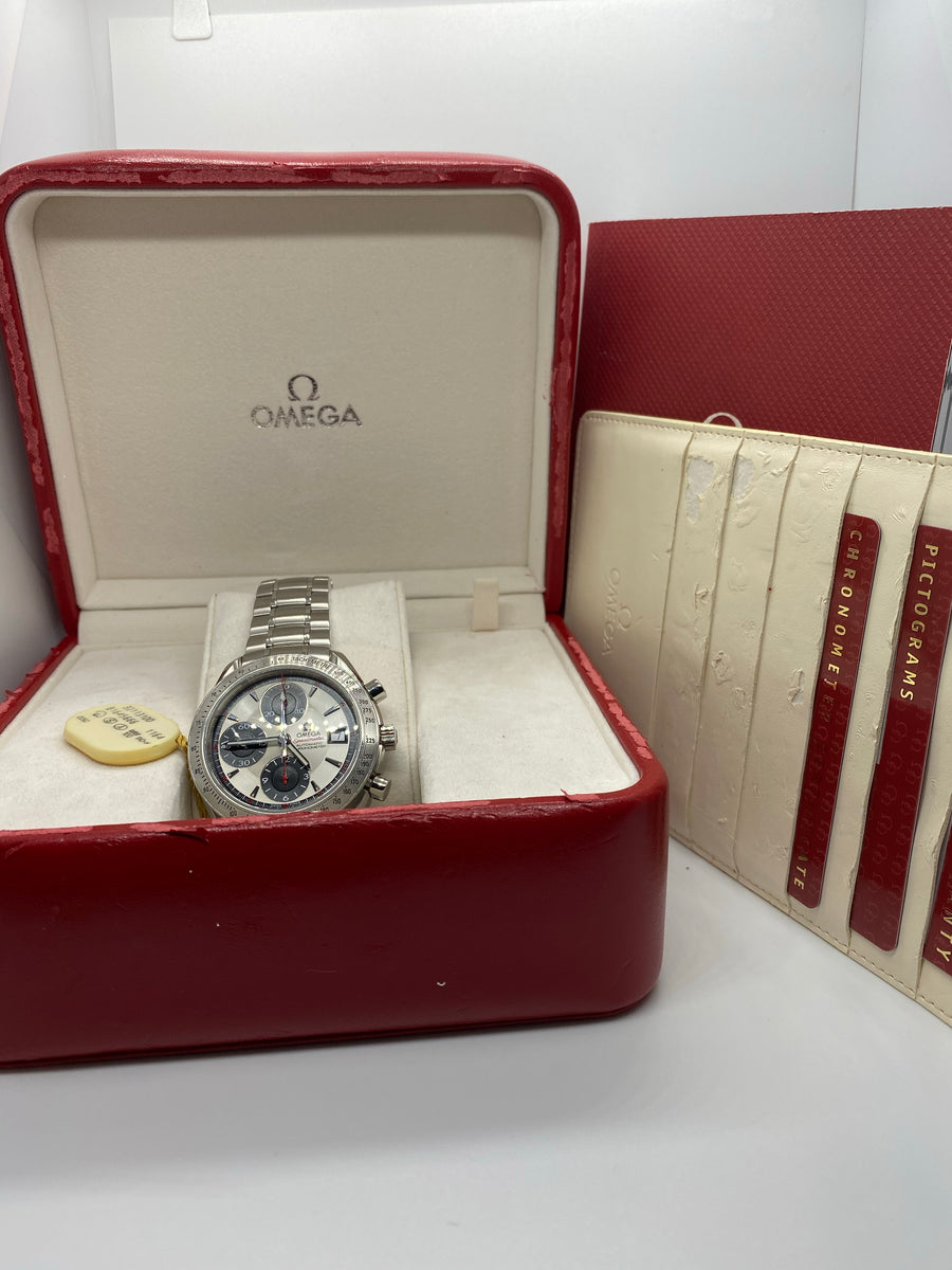 Omega Speedmaster Date With Box & Papers Ref# 3211.31.00